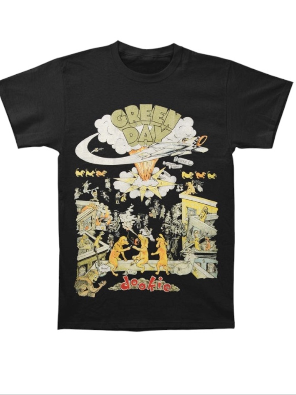 🆕 GREEN DAY 1994 Dookie Tour band T shirt NWT size Large